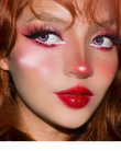 Blue-Pink Halo Contact Lenses