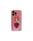 Pink Sacred Heart iPhone Case
