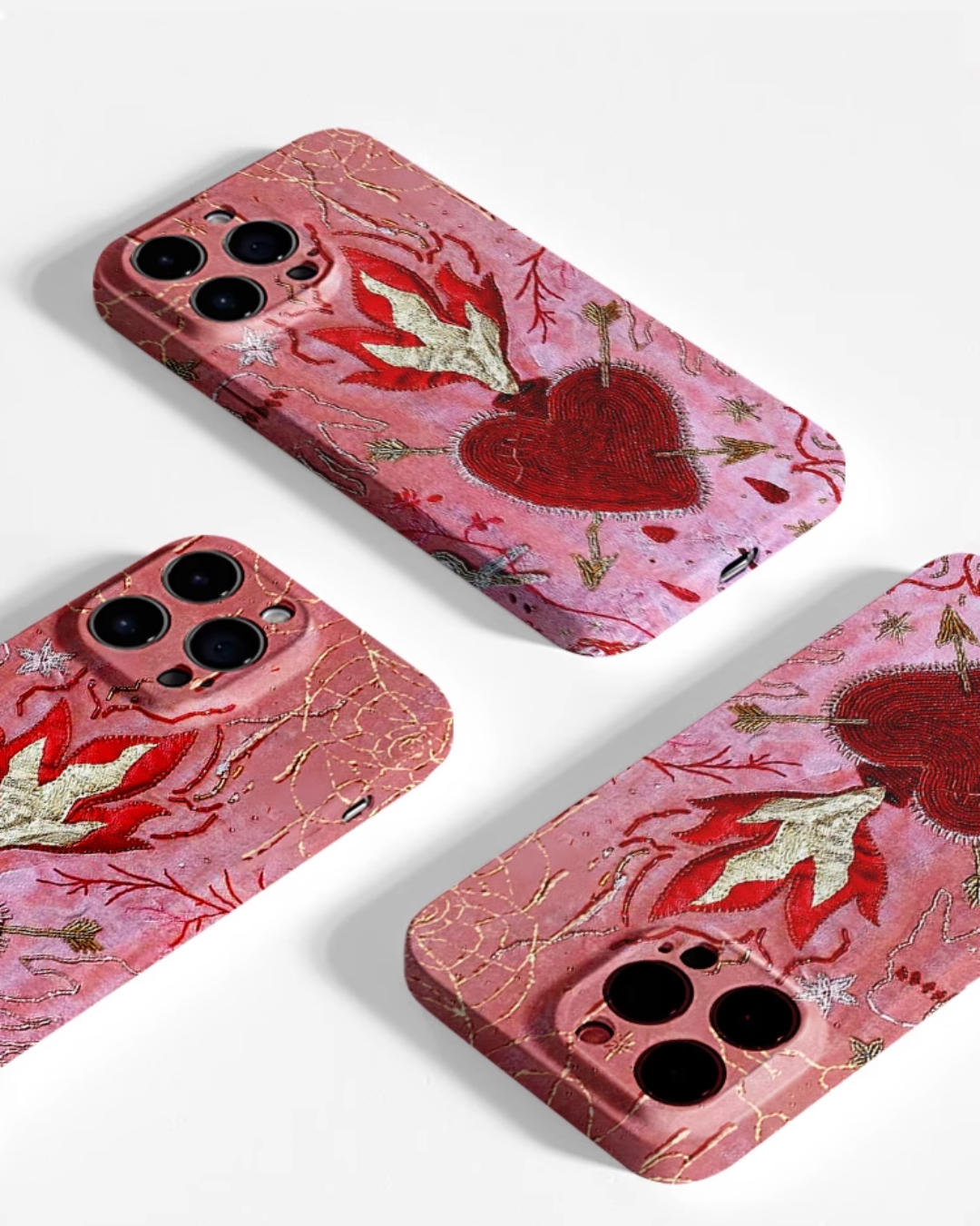 Pink Sacred Heart iPhone Case
