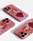 Pink Sacred Heart iPhone Case