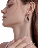 Cat Balloon Drop Earrings