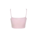 Pink Satin Corset Top