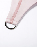 Pink Satin Corset Top