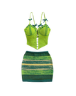 Ensemble tricoté citron vert