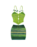 Ensemble tricoté citron vert