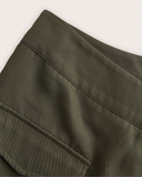 Jupe-short utilitaire à crochets