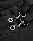 Jupe-short utilitaire à crochets