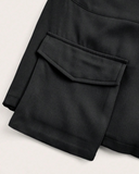 Jupe-short utilitaire à crochets