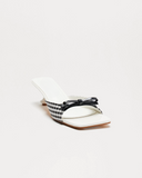 Vichy Bow Kitten Heels