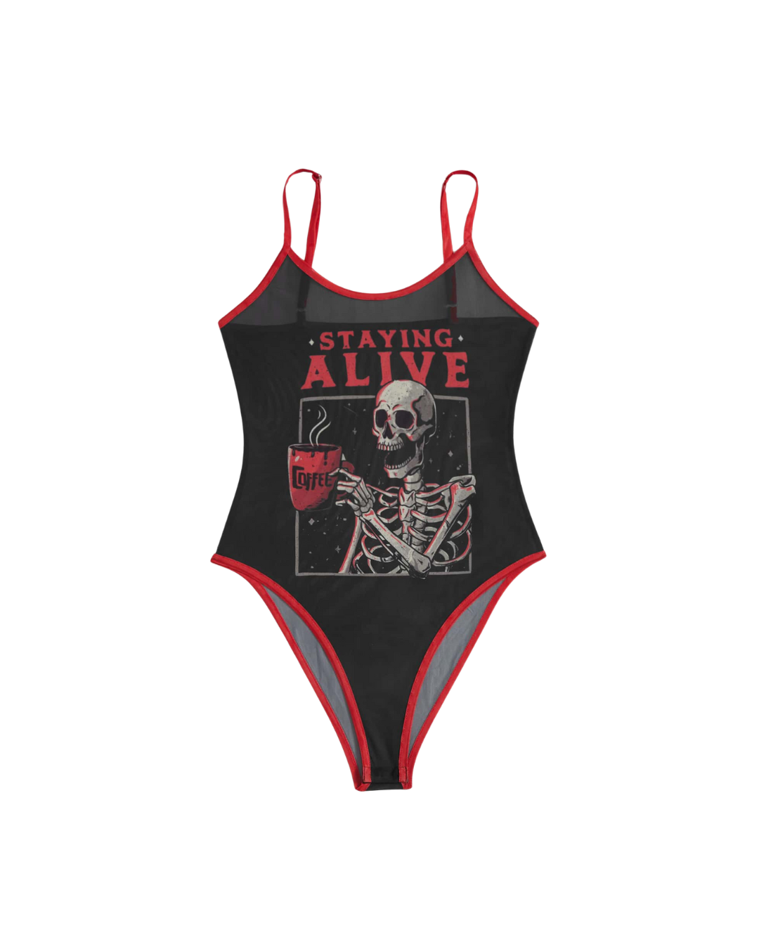 Staying Alive Mesh Bodysuit