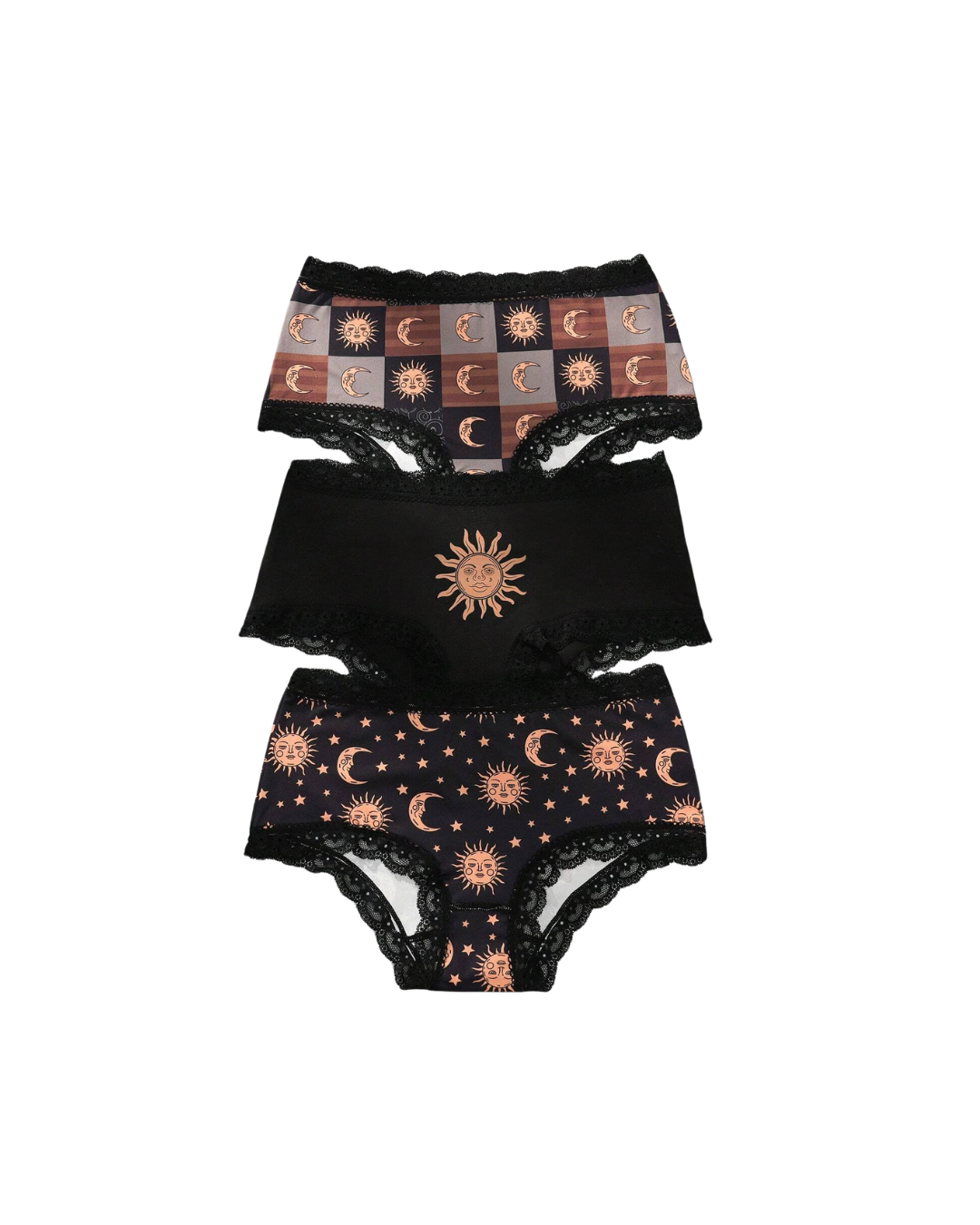 Ensemble culotte en dentelle céleste