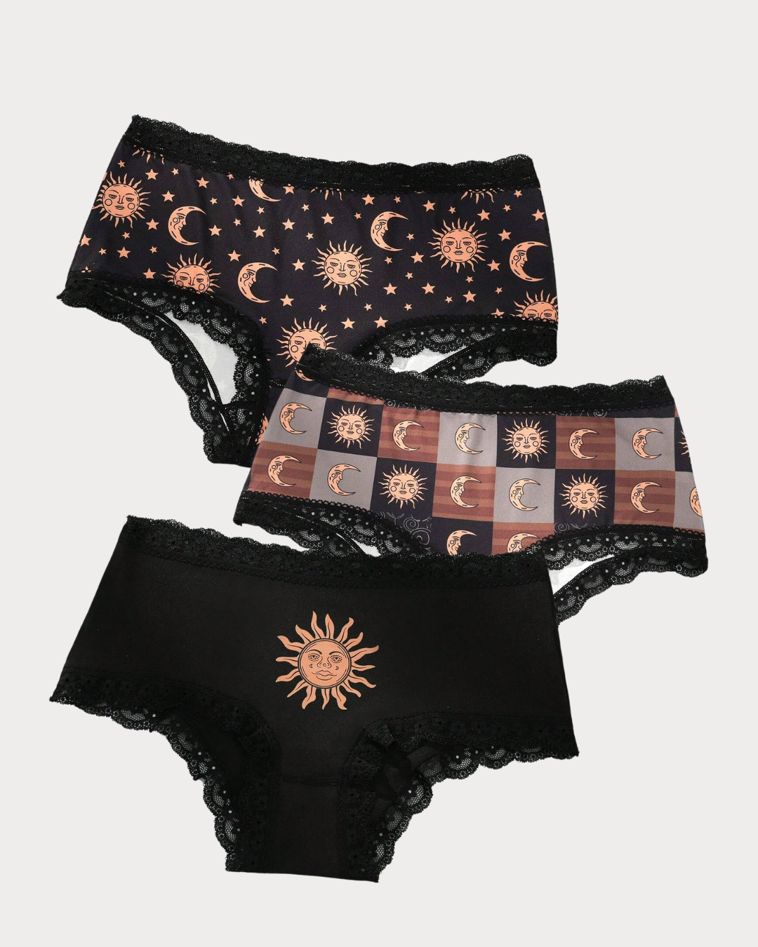 Ensemble culotte en dentelle céleste