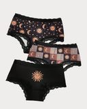 Ensemble culotte en dentelle céleste