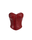 Leather Corset Top