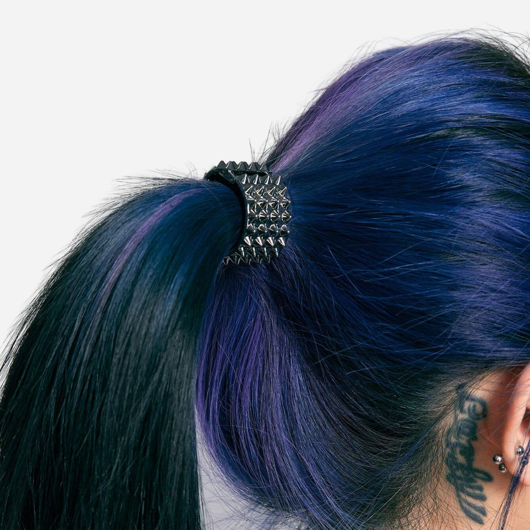 Élastique à cheveux à pointes punk