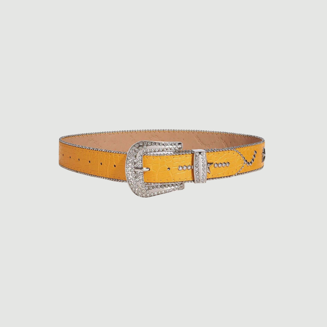 Ceinture Punk Jaune