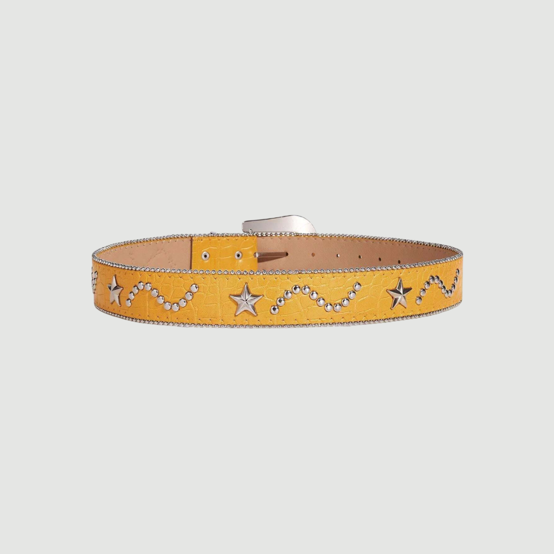 Yellow Punk Belt