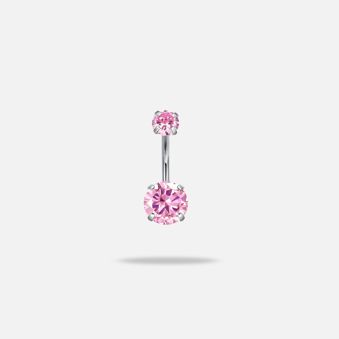 Pink Belly Button Rings