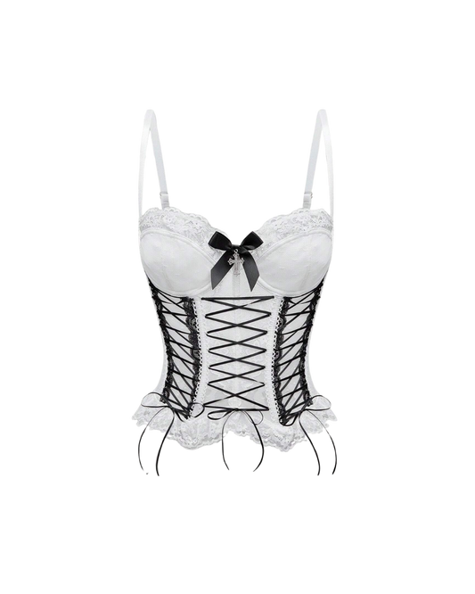 Lace-Up Corset Top
