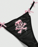 Skull Bow Lingerie Set