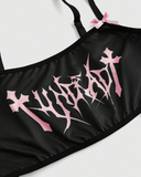 Skull Bow Lingerie Set