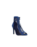Bottes à talons hauts en résille