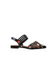 Ballerines en maille brodée