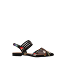 Ballerines en maille brodée
