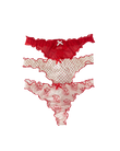 Ensemble de culottes transparentes à volants