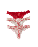 Ensemble de culottes transparentes à volants