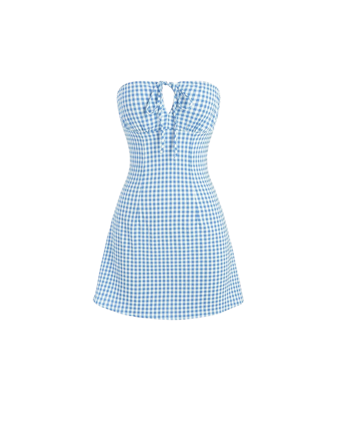 Plaid summer mini dress