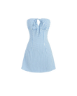 Plaid summer mini dress