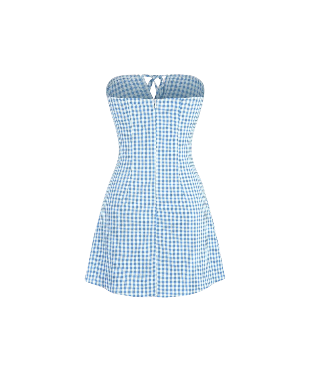Plaid summer mini dress