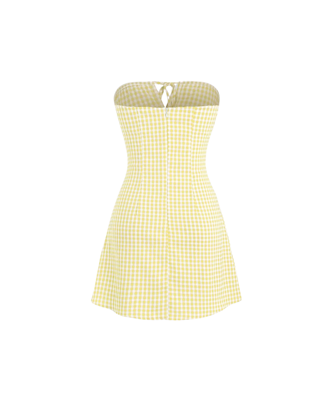 Plaid summer mini dress