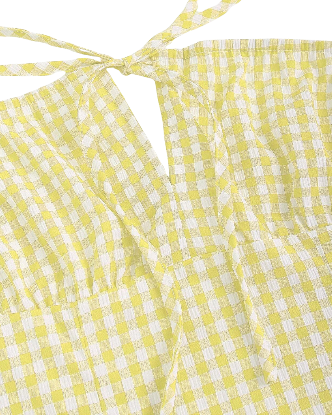 Plaid summer mini dress