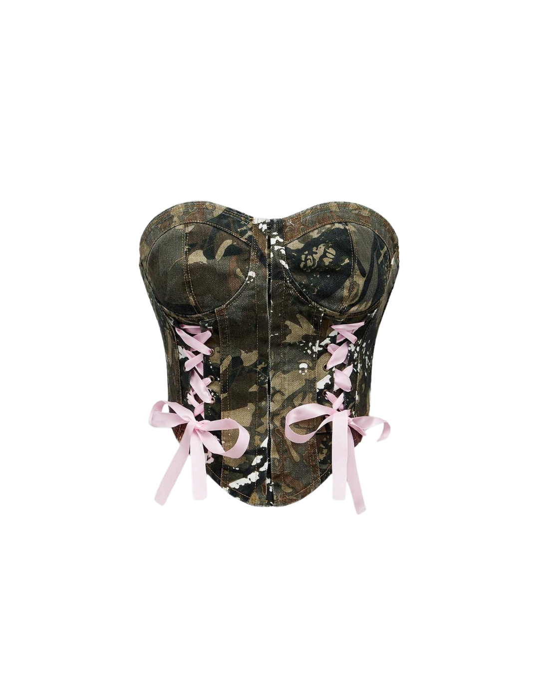 Ribbons Camo Corset