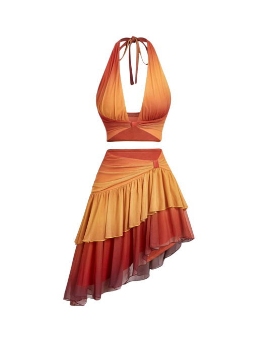Ensemble jupe ombrée Sunset