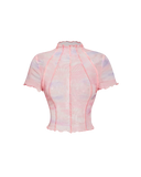 Sheer Stitch Mesh Tee