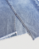 Vintage Denim Midi Skirt