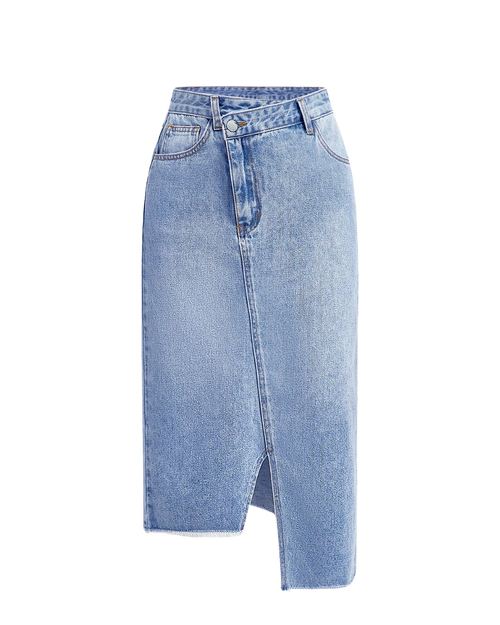 Jupe midi en jean vintage