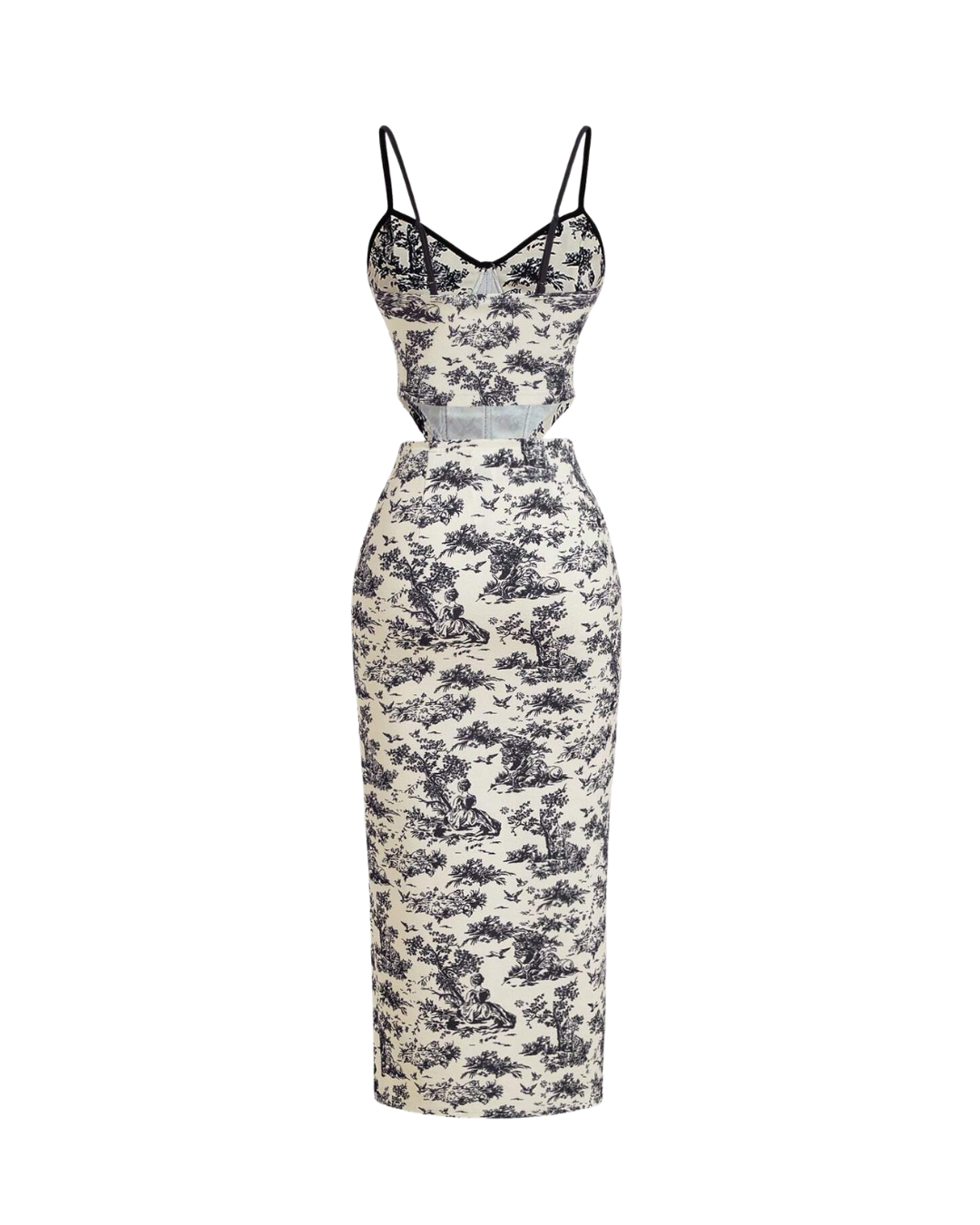 Ensemble jupe en toile vintage