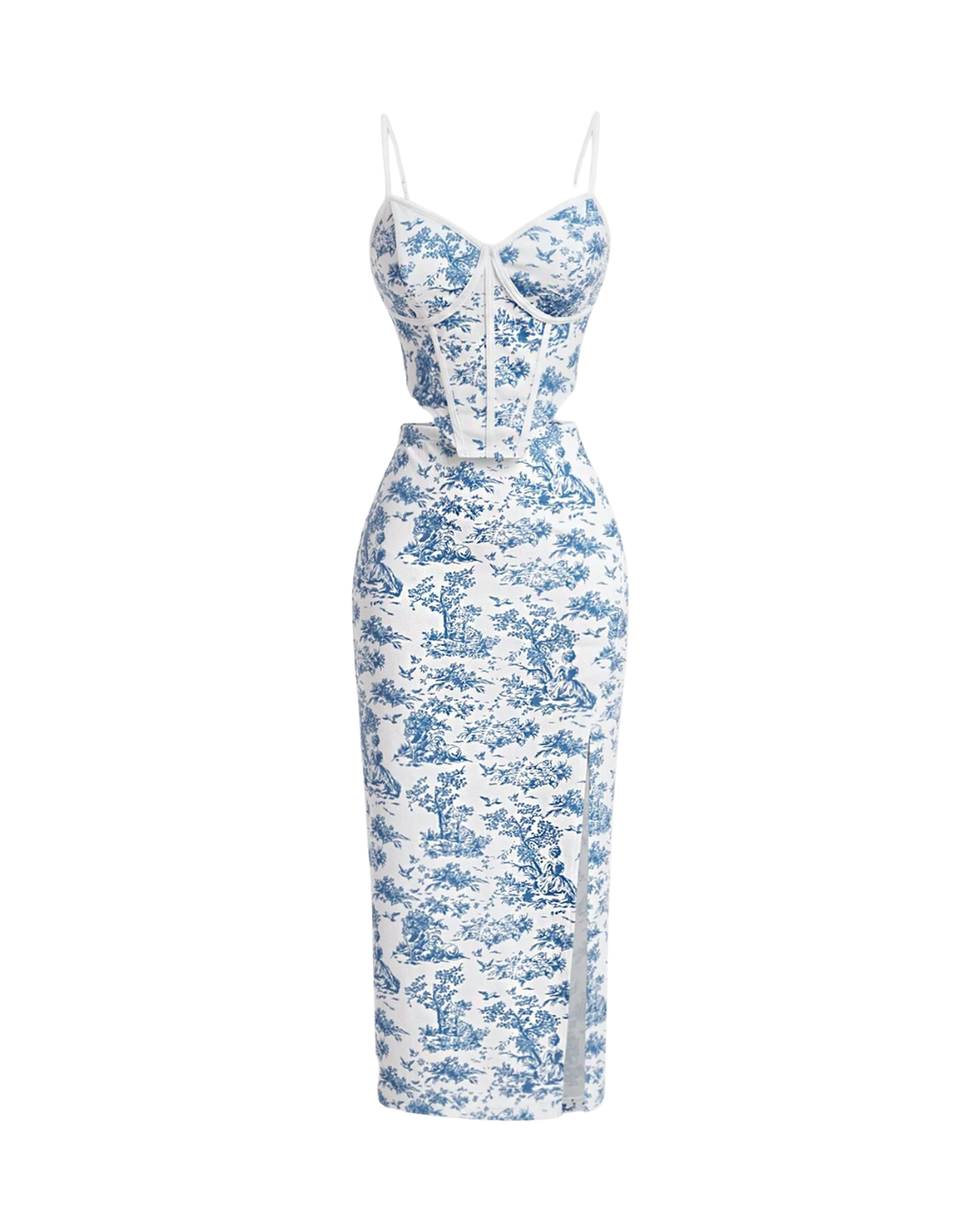 Ensemble jupe en toile vintage