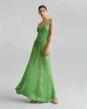 Robe cache-cœur en crochet
