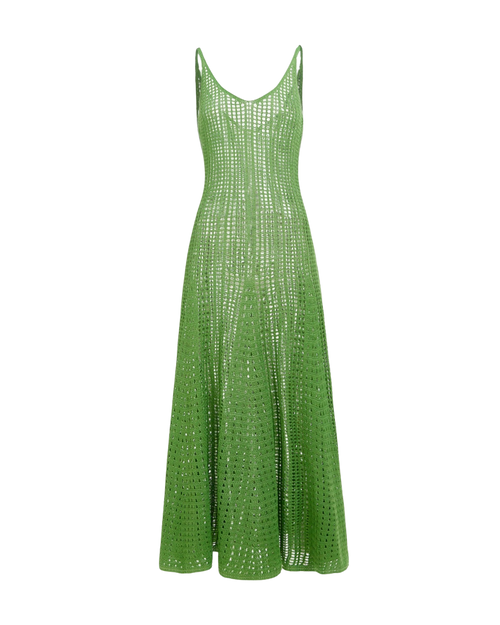 Robe cache-cœur en crochet