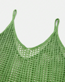 Robe cache-cœur en crochet