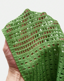 Robe cache-cœur en crochet