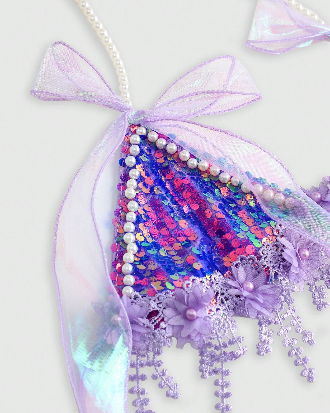 Mermaid Sequin Halter Top