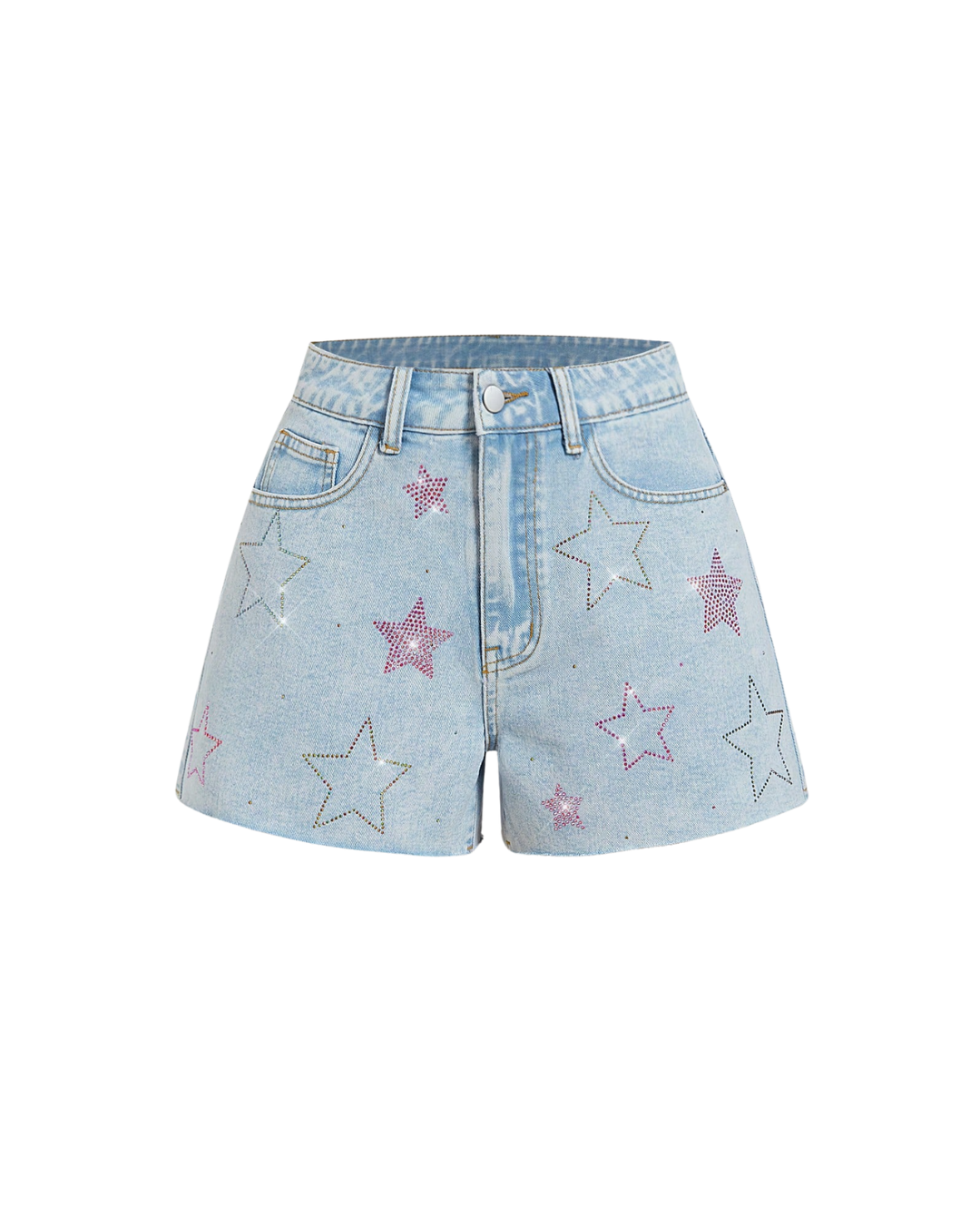 Short en jean Starlight Crystal