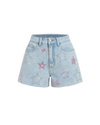 Short en jean Starlight Crystal