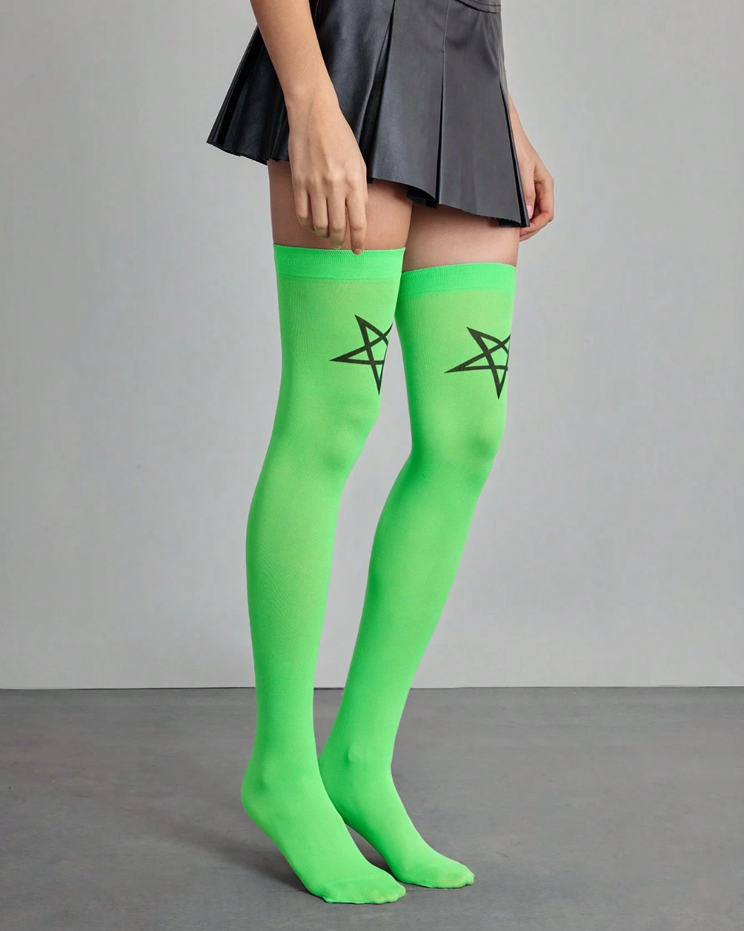Chaussettes hautes pentagramme